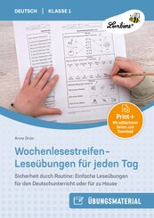 Wochenlesestreifen - Lese&uuml;bungen f&uuml;r jeden Tag