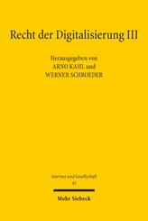 Recht der Digitalisierung III