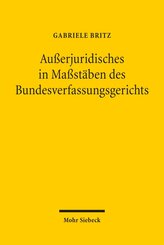 Au&szlig;erjuridisches in Ma&szlig;st&auml;ben des Bundesverfassungsgerichts