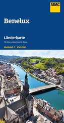 ADAC L&auml;nderkarte Benelux 1:300.000