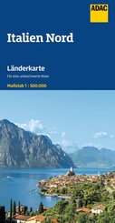 ADAC L&auml;nderkarte Italien Nord 1:500.000