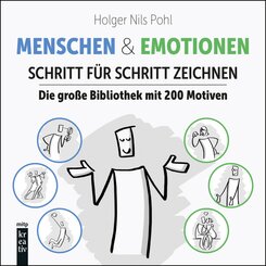 Menschen & Emotionen Schritt f&uuml;r Schritt zeichnen