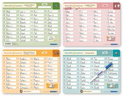 Meine Blitzlesekarten Set 1 zur Lesef&ouml;rderung (4 Lerntafeln mit Stift)