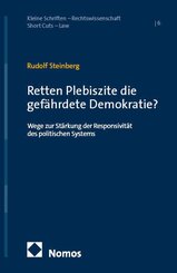Retten Plebiszite die gef&auml;hrdete Demokratie?