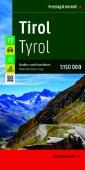 freytag & berndt Stra&szlig;enkarte Tirol 1:150.000