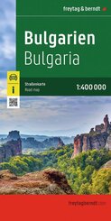 freytag & berndt Stra&szlig;enkarte Bulgarien 1:400.000