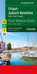 freytag & berndt Stra&szlig;enkarte Friaul-Julisch Venetien 1:150.000