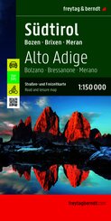 freytag & berndt Stra&szlig;enkarte S&uuml;dtirol 1:150.000