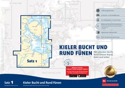 Sportbootkarten Satz 1: Kieler Bucht und Rund F&uuml;nen (Ausgabe 2026)