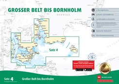 Sportbootkarten Satz 4: Gro&szlig;er Belt bis Bornholm (Ausgabe 2026)