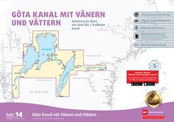 Sportbootkarten Satz 14: G&ouml;ta Kanal mit V&auml;nern und V&auml;ttern (Ausgabe 2026/2027)