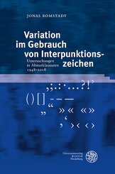 Variation im Gebrauch von Interpunktionszeichen