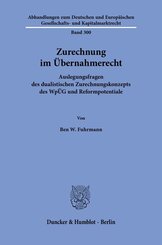 Zurechnung im &Uuml;bernahmerecht