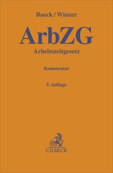 Arbeitszeitgesetz. ArbZG