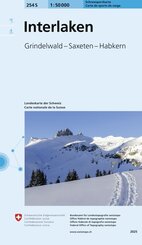 254S Interlaken Schneesportkarte