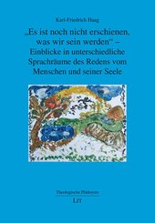 "Es ist noch nicht erschienen, was wir sein werden" - Einblicke in unterschiedliche Sprachr&auml;ume des Redens vom Menschen und seiner Seele