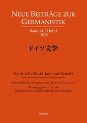 Neue Beitr&auml;ge zur Germanistik, Band 24 / Heft 1 / 2025