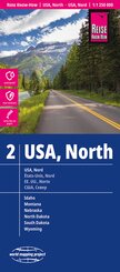 Reise Know-How Landkarte USA 02, Nord / North (1:1.250.000)