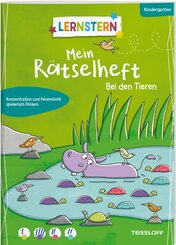 LERNSTERN. Mein R&auml;tselheft Kindergarten. Bei den Tieren