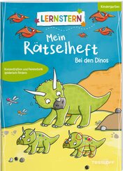 LERNSTERN. Mein R&auml;tselheft Kindergarten. Bei den Dinos