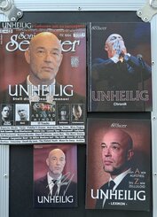 Unheilig signierte Fotokarte + Chronik-Buch + Sonic Seducer 03/2026 Liebe Glaube Monster