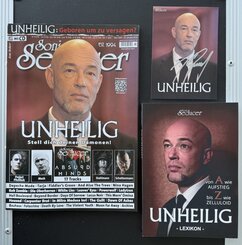 Unheilig  Liebe Glaube Monster  exklusive. SIGNIERTE Fotokarte + Lexikon-Buch + Sonic Seducer 03-2026 mit sehr pers&ouml;nlicher Titelstory mit exklusiven Fotos