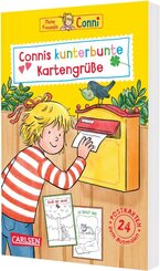 Conni Gelbe Reihe (Besch&auml;ftigungsbuch): Connis kunterbunte Kartengr&uuml;&szlig;e