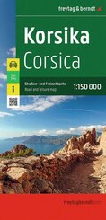 freytag & berndt Stra&szlig;enkarte Korsika 1:150.000