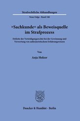 "Sachkunde" als Beweisquelle im Strafprozess