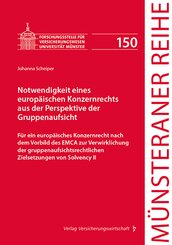 Notwendigkeit eines europ&auml;ischen Konzernrechts aus der Perspektive der Gruppenaufsicht