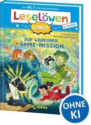 Lesel&ouml;wen Comics 2. Klasse - Auf geheimer Game-Mission