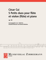 5 Petits duos pour fl&ucirc;te et violon (fl&ucirc;te) et piano