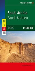 freytag & berndt Stra&szlig;enkarte Saudi-Arabien 1:1,5 Mio.