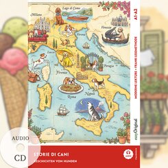 Italienisch lernen mit lustigen Kurzgeschichten (A1-A2) - Storie di cani (+ Audio-CD), m. 1 Audio, m. 1 Audio, m. 1 Audio-CD