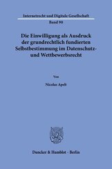 Die Einwilligung als Ausdruck der grundrechtlich fundierten Selbstbestimmung im Datenschutz- und Wettbewerbsrecht