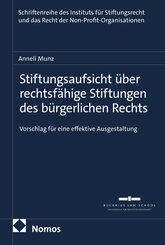 Stiftungsaufsicht &uuml;ber rechtsf&auml;hige Stiftungen des b&uuml;rgerlichen Rechts