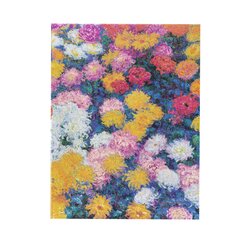 Notizbuch Monets Chrysanthemen Ultra Unliniert