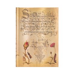 Notizbuch Fl&auml;mische Rose Midi Unliniert