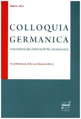 COLLOQUIA GERMANICA 58, 4