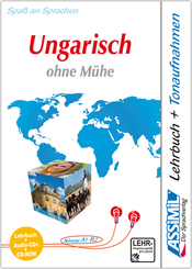 Assimil Ungarisch ohne Mühe, Lehrbuch, 4 Audio-CDs u. 1 CD-ROM
