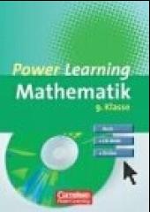 Power Learning, Buch u. CD-ROM; Mathematik, 9. Klasse, EURO