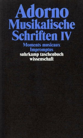 Musikalische Schriften - Tl.4