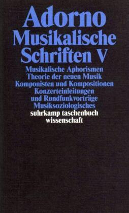Musikalische Schriften - Tl.5