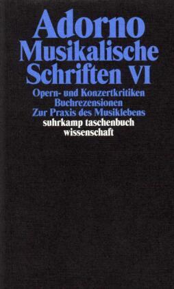 Musikalische Schriften - Tl.6