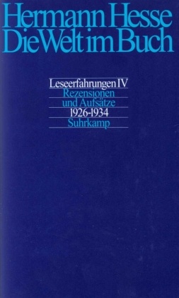 Die Welt im Buch: Rezensionen und Aufsätze aus den Jahren 1926-1934