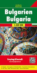 Freytag & Berndt Auto + Freizeitkarte Bulgarien; Bulgarije. Bulgaria. Bulgarie