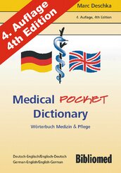 Medical Pocket Dictionary, Deutsch-Englisch, Englisch-Deutsch