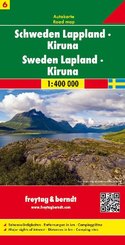Freytag & Berndt Autokarte Schweden Lappland - Kiruna. Sverige, Lappland. Zweden, Lapland