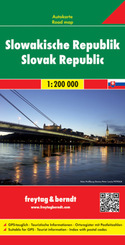 Freytag & Berndt Autokarte Slowakische Republik; Slovenská republika; Slowakije republiek; Slovak Republic; Slovaquie Ré