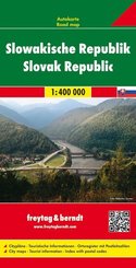 Freytag & Berndt Autokarte Slowakische Republik. Slowak Republic. Slovenska republika; Repubblica Slovacca